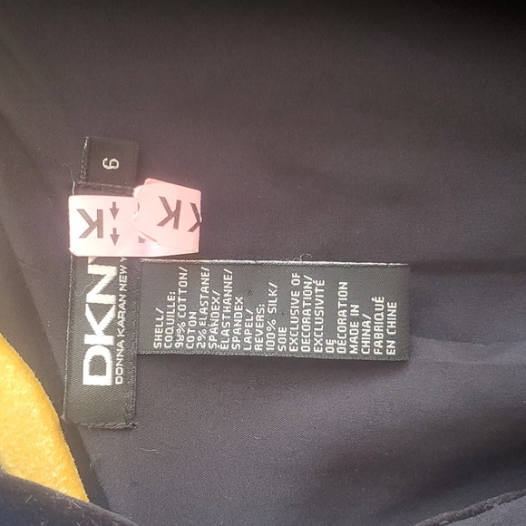 DKNY Donna Karan New York Black Velvet Silk Tuxedo Blazer Jacket. - Picture 2 of 12